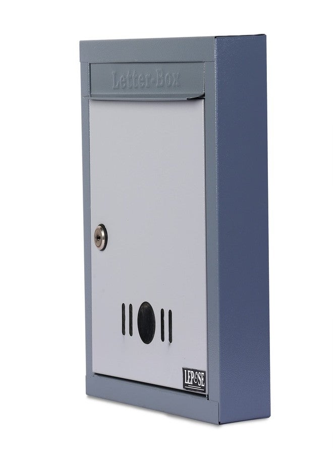 Lepose Sai Metal Letterbox/Mailbox (Grey) - Image 1